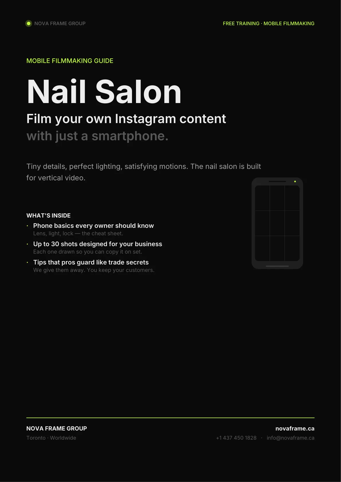 Nail Salon guide cover