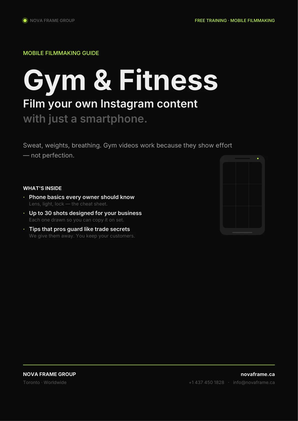 Gym & Fitness guide cover