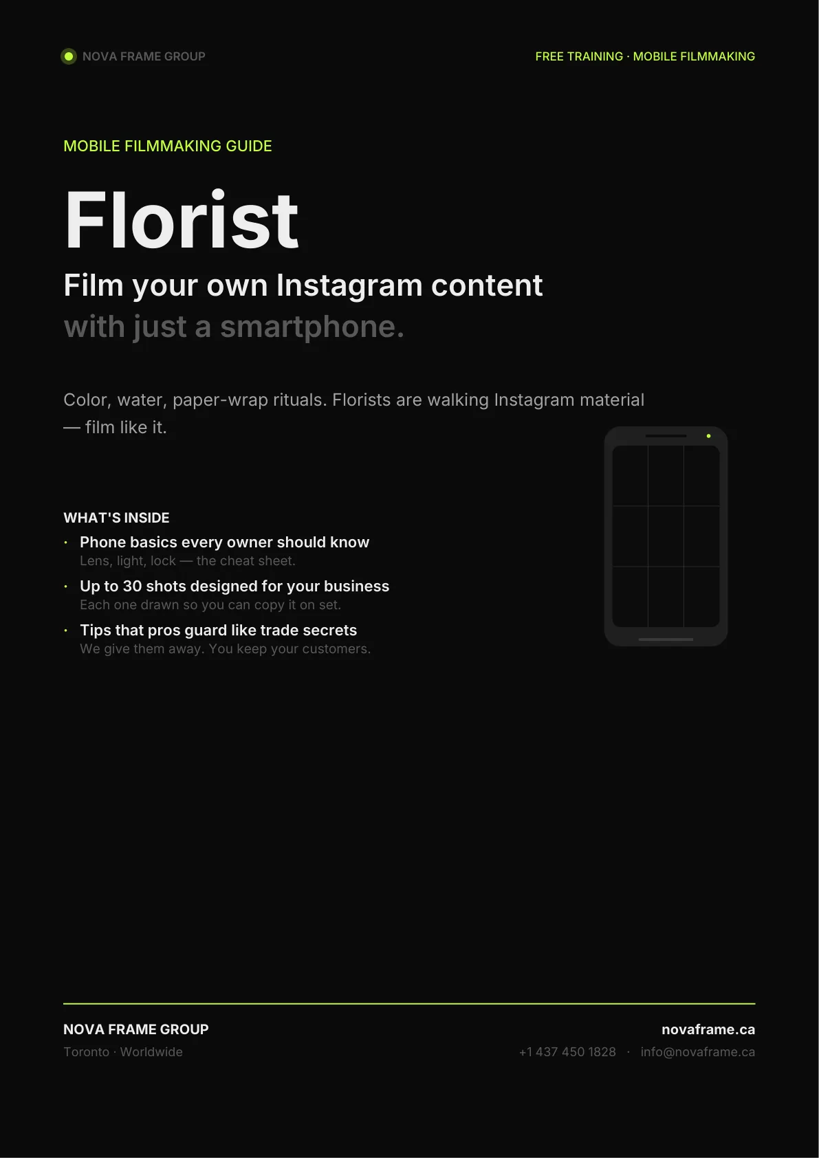 Florist guide cover