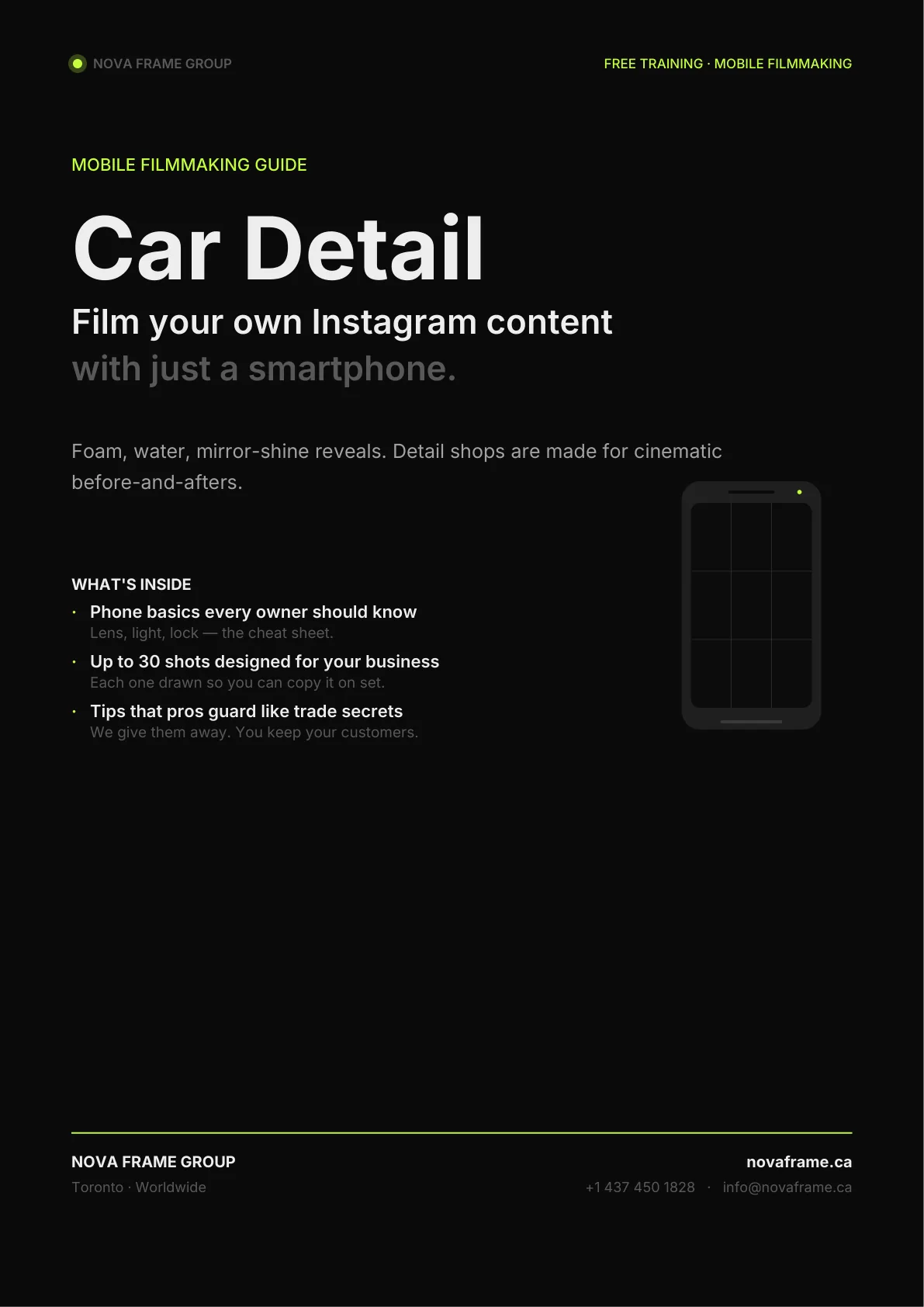 Car Detail guide cover