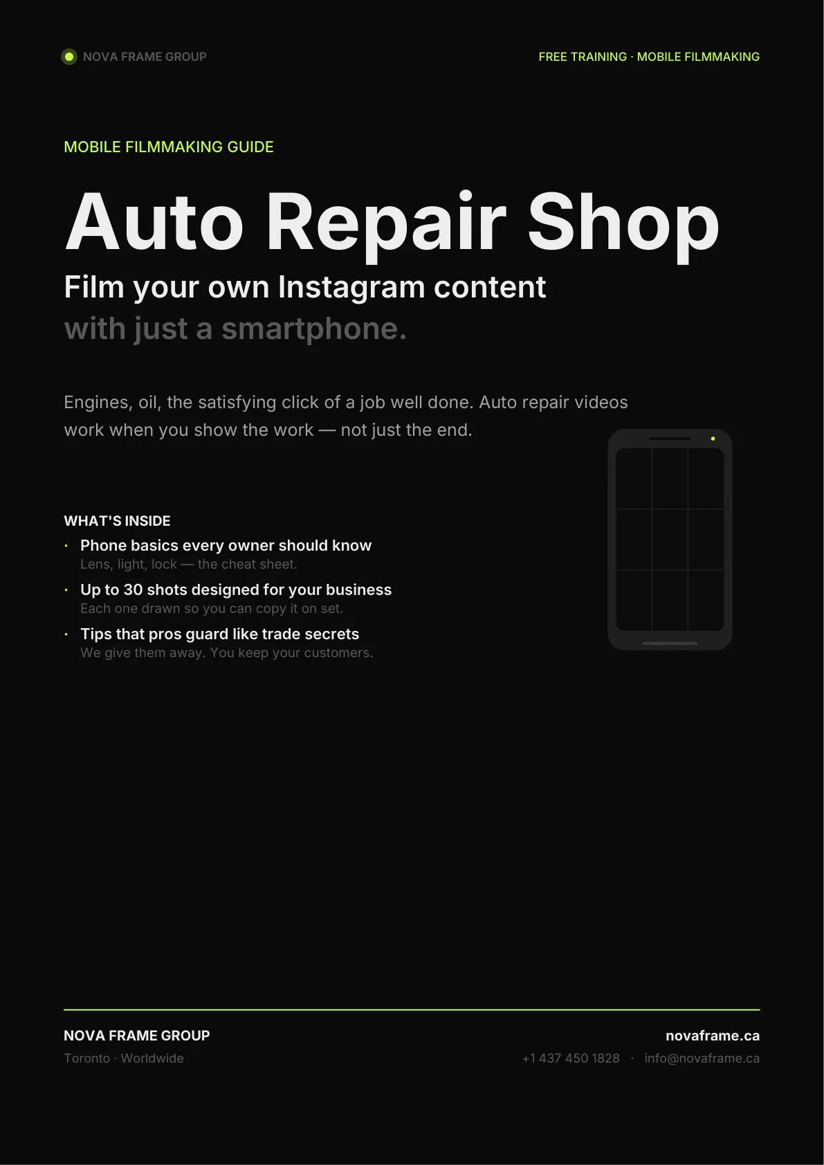 Auto Repair Shop guide cover
