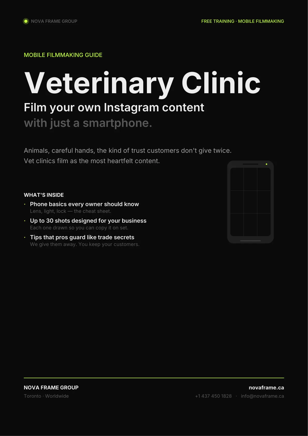 Veterinary Clinic guide cover