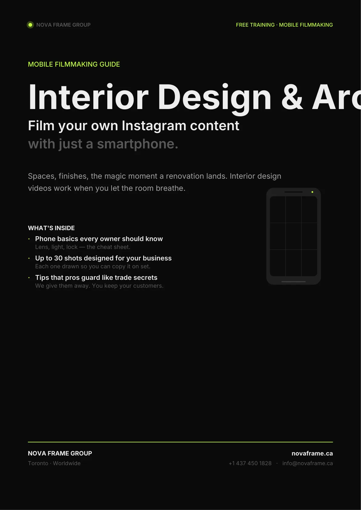 Interior Design & Architect guide cover