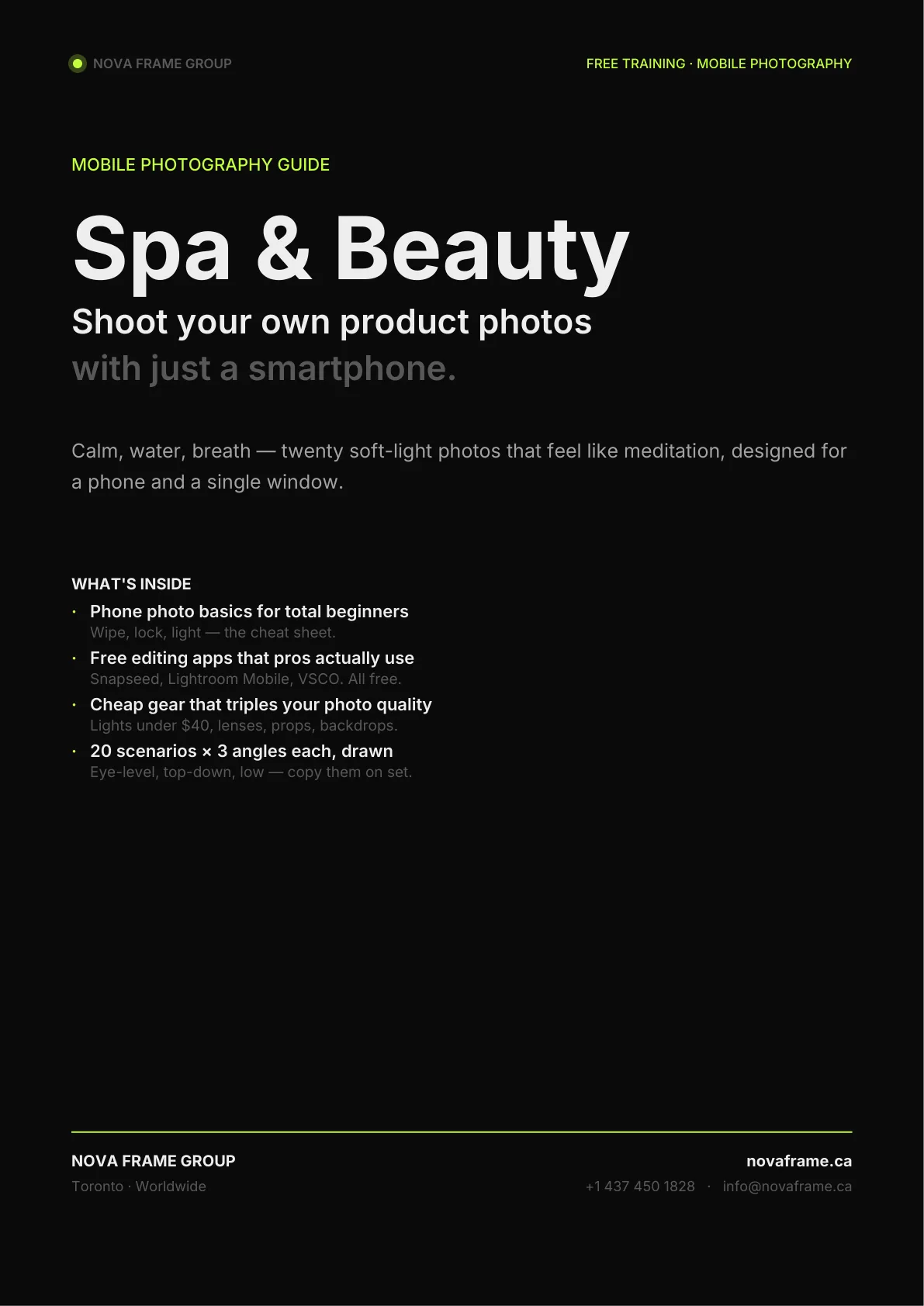 Spa & Beauty guide cover