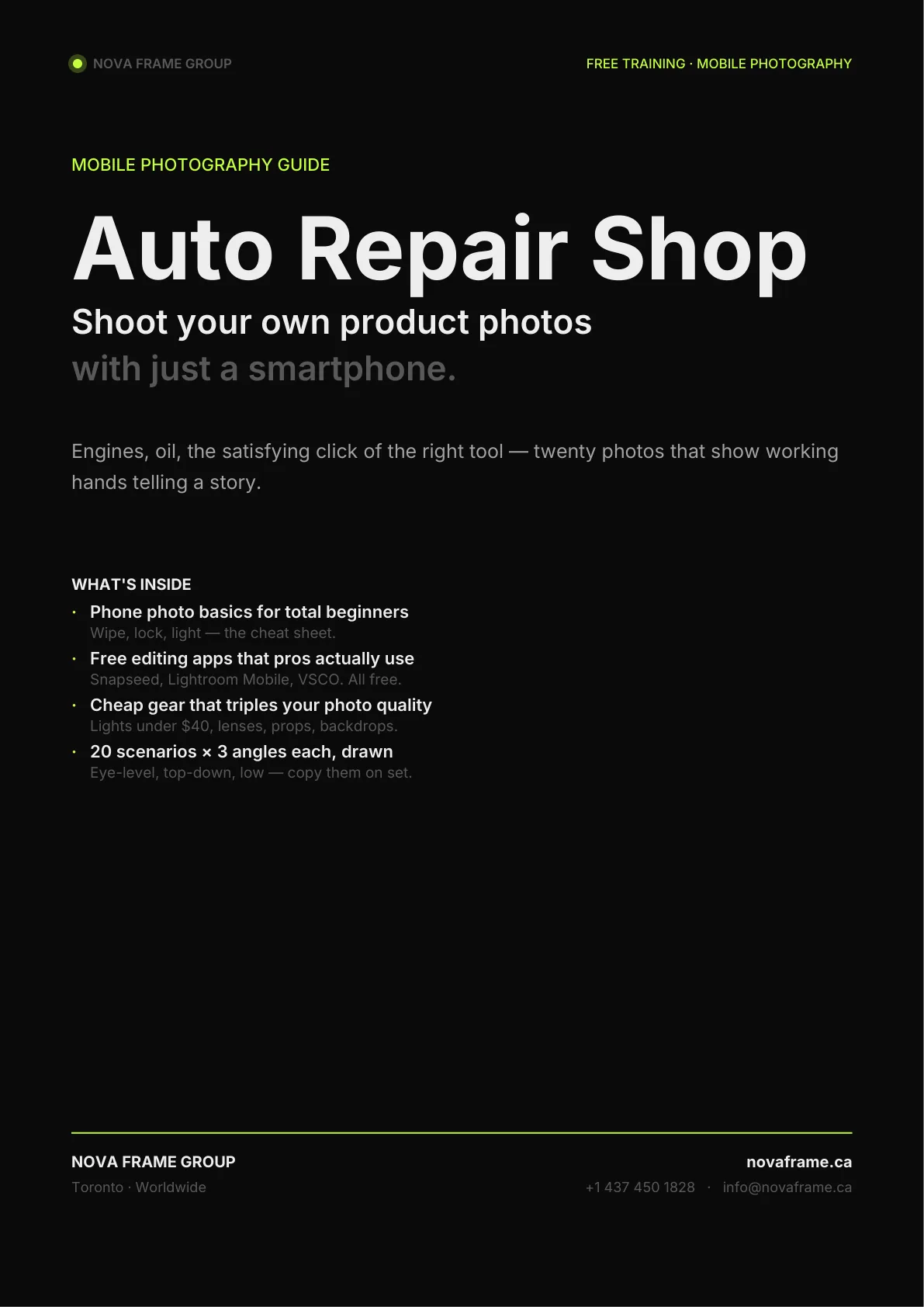Auto Repair Shop guide cover