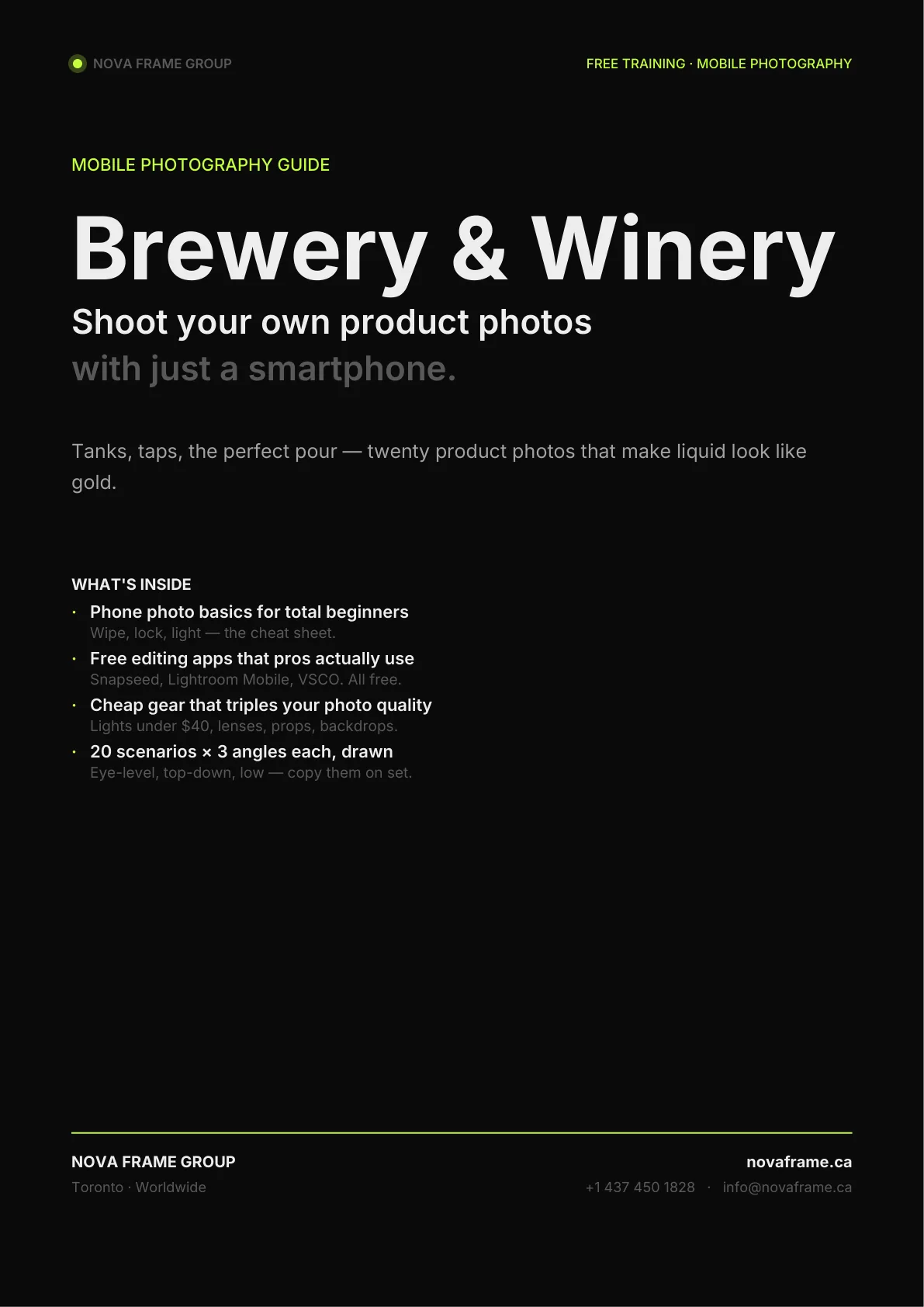 Brewery & Winery guide cover