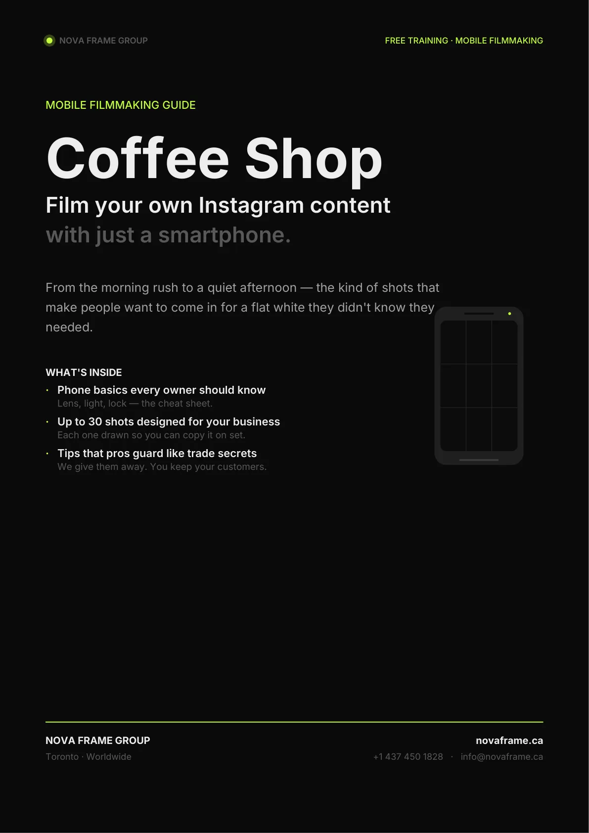 Coffee Shop guide — page 1 of 21