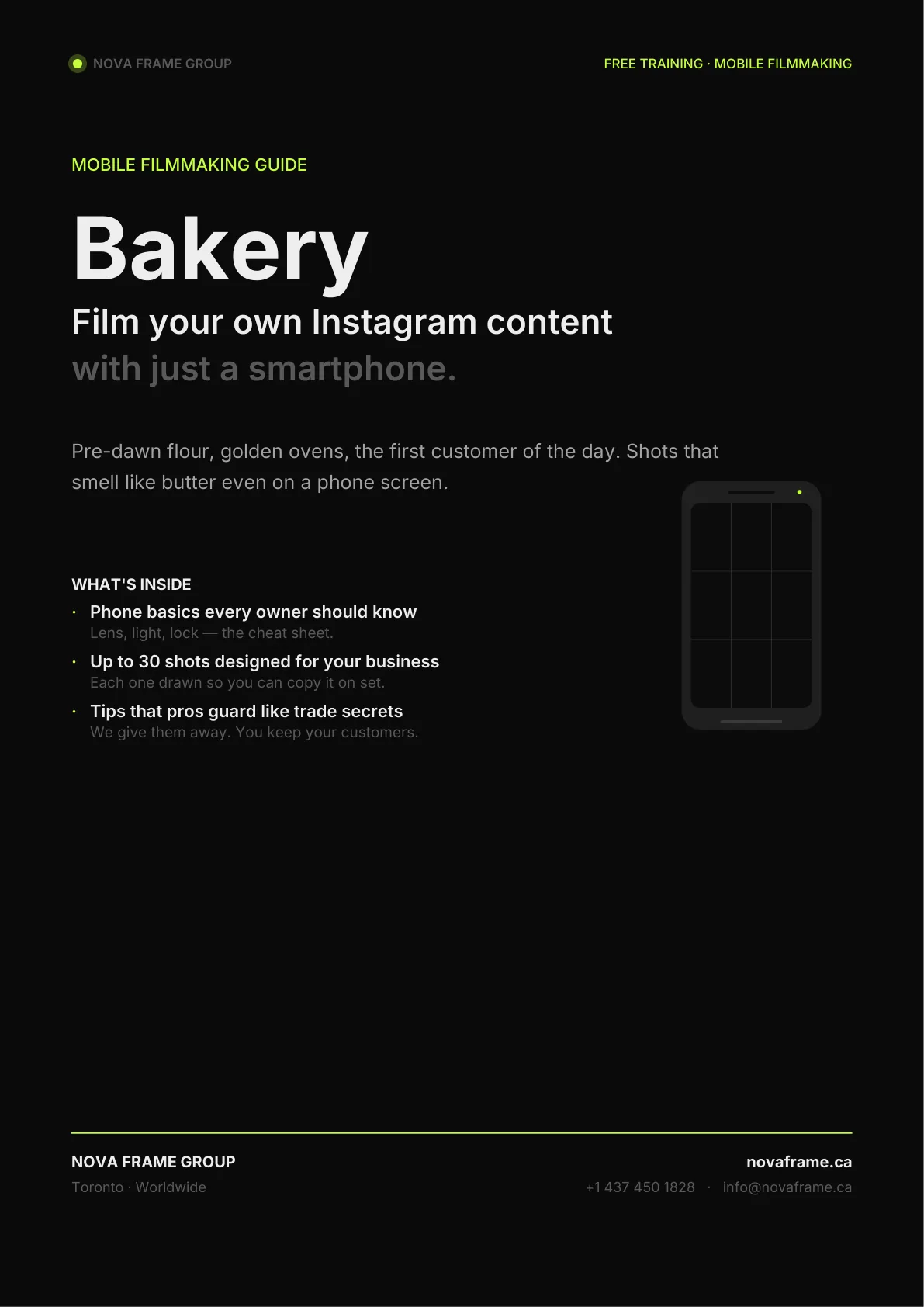 Bakery guide — page 1 of 21