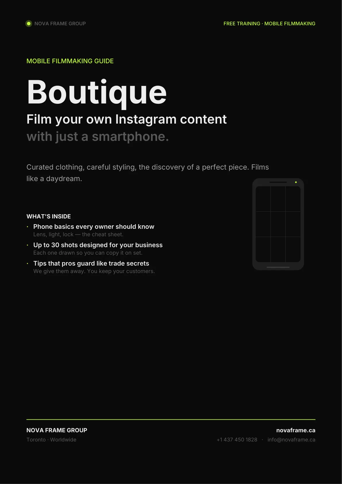 Boutique guide — page 1 of 21