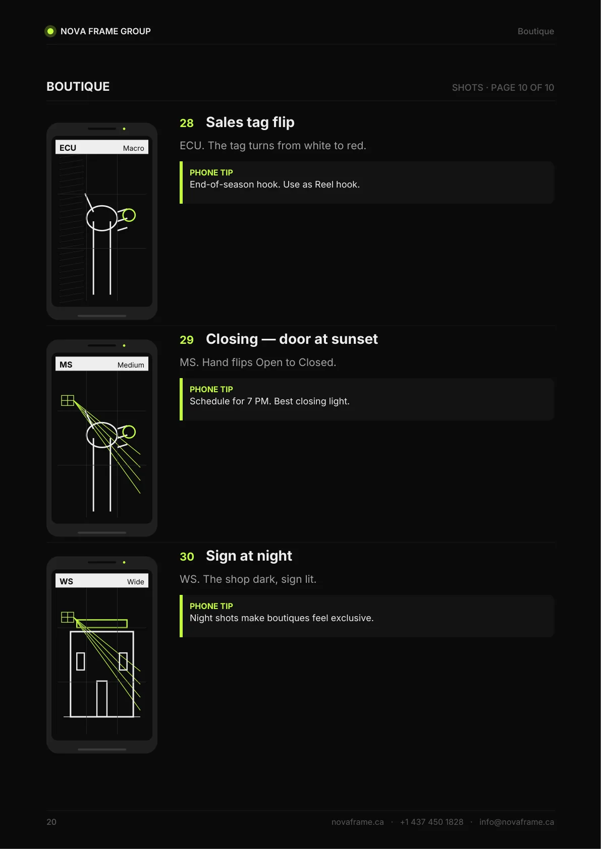 Boutique guide — page 20 of 21