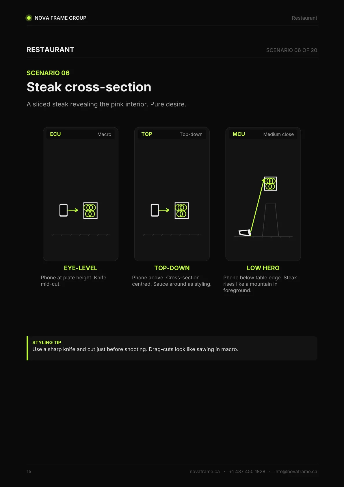 Restaurant photo guide — page 15 of 30