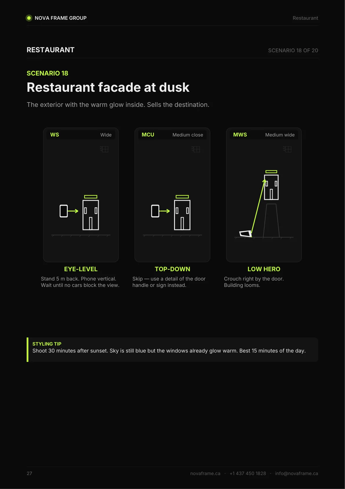 Restaurant photo guide — page 27 of 30