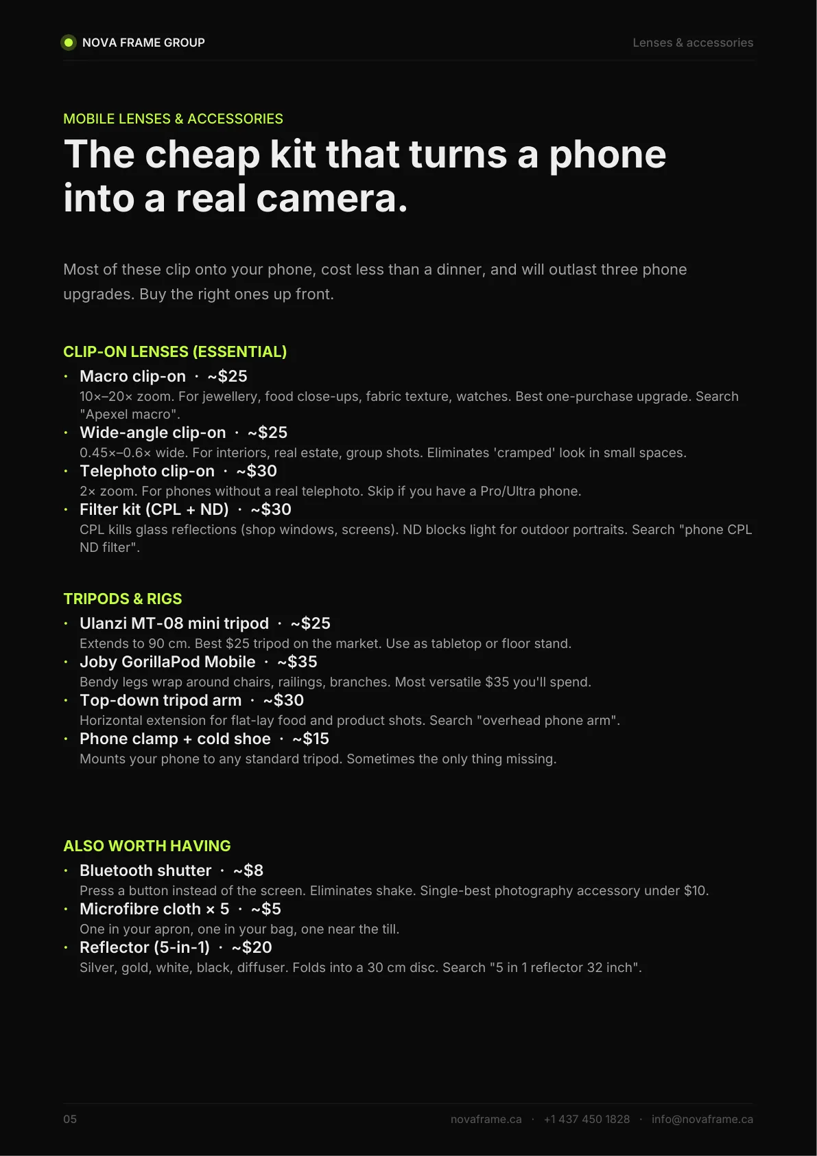 Bakery photo guide — page 5 of 30