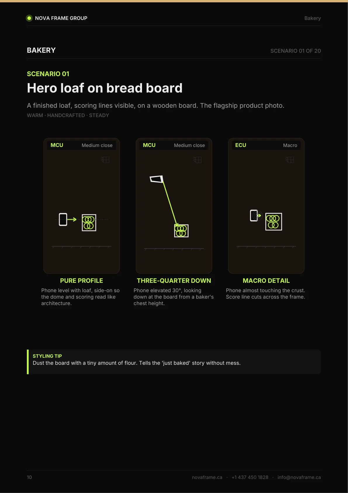 Bakery photo guide — page 10 of 30