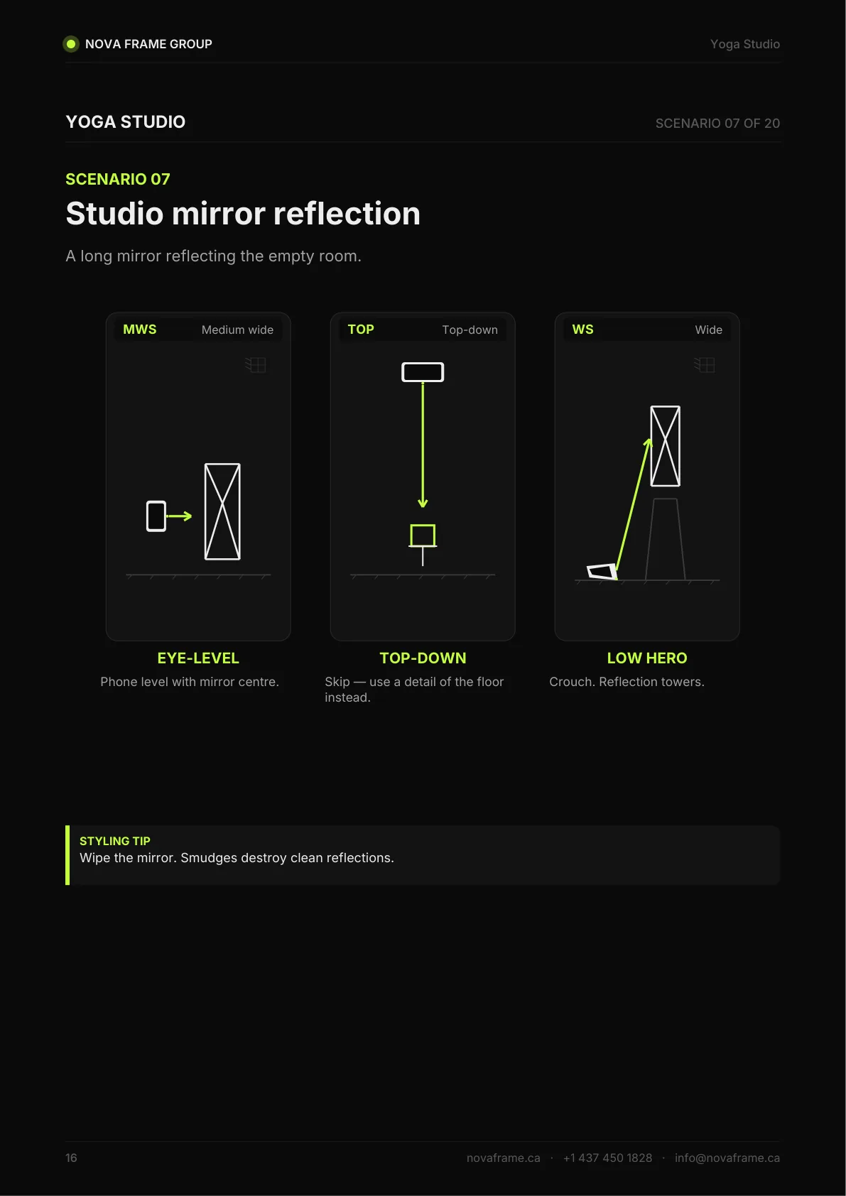 Yoga Studio photo guide — page 16 of 30
