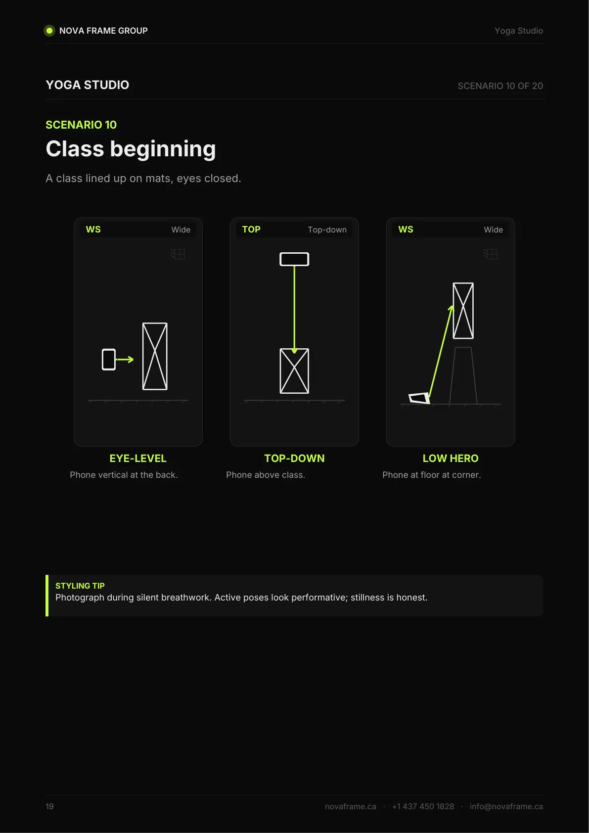 Yoga Studio photo guide — page 19 of 30