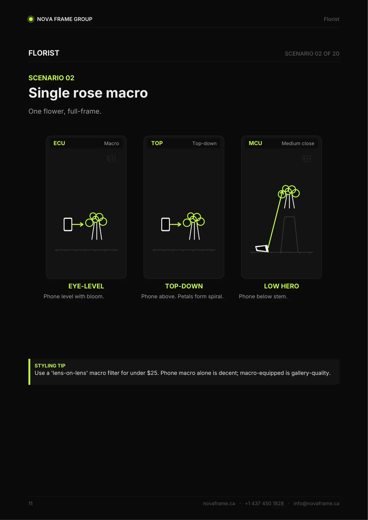 Florist photo guide — page 11 of 30