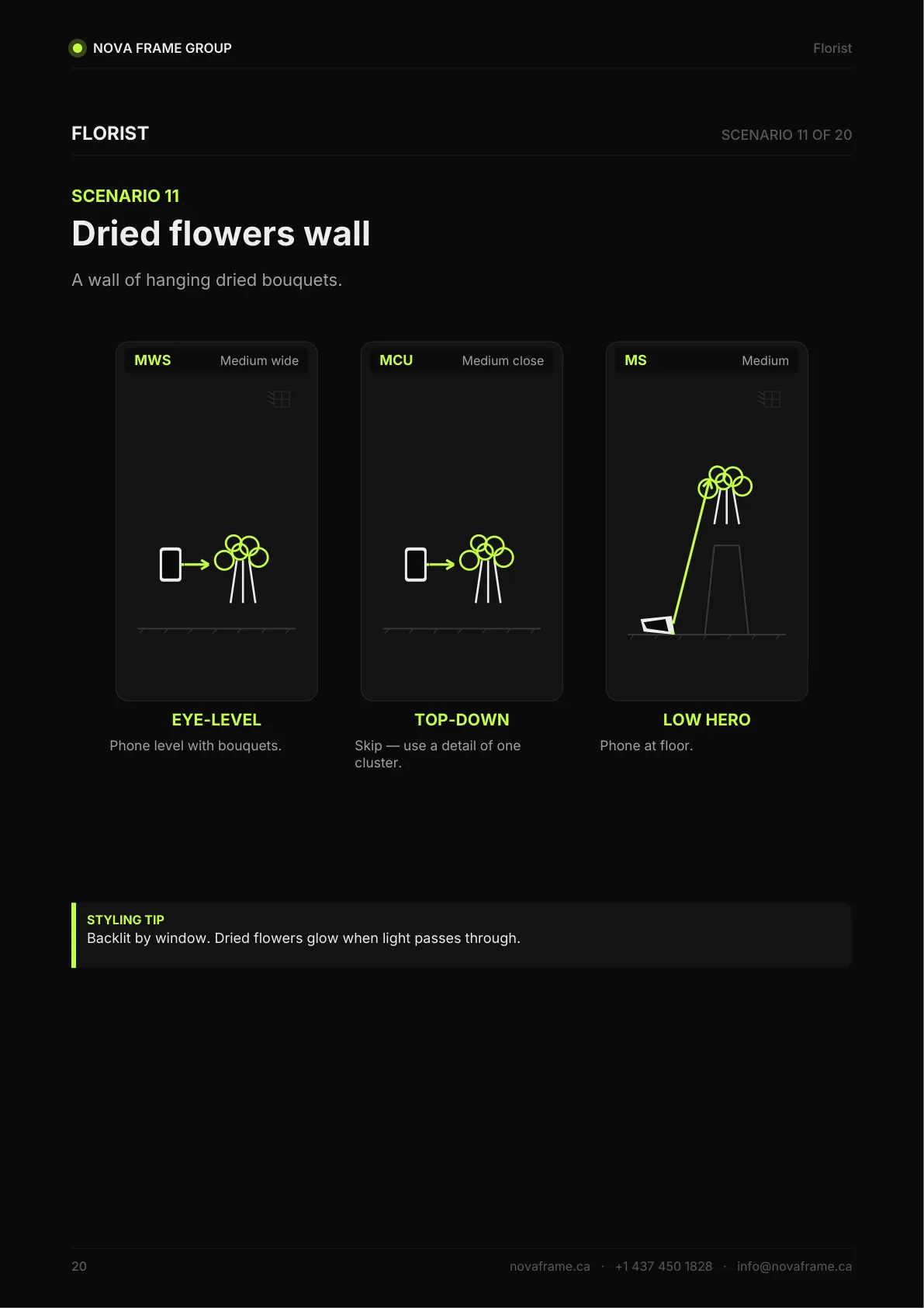 Florist photo guide — page 20 of 30