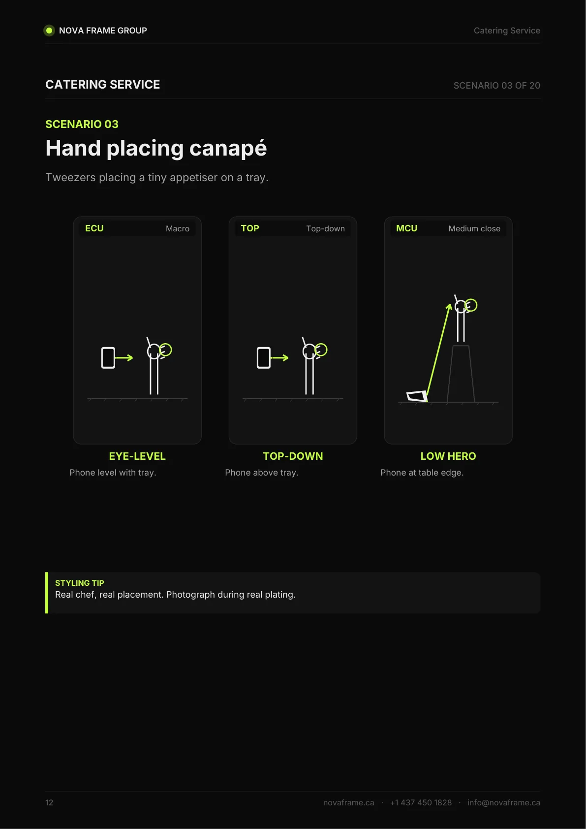 Catering Service photo guide — page 12 of 30