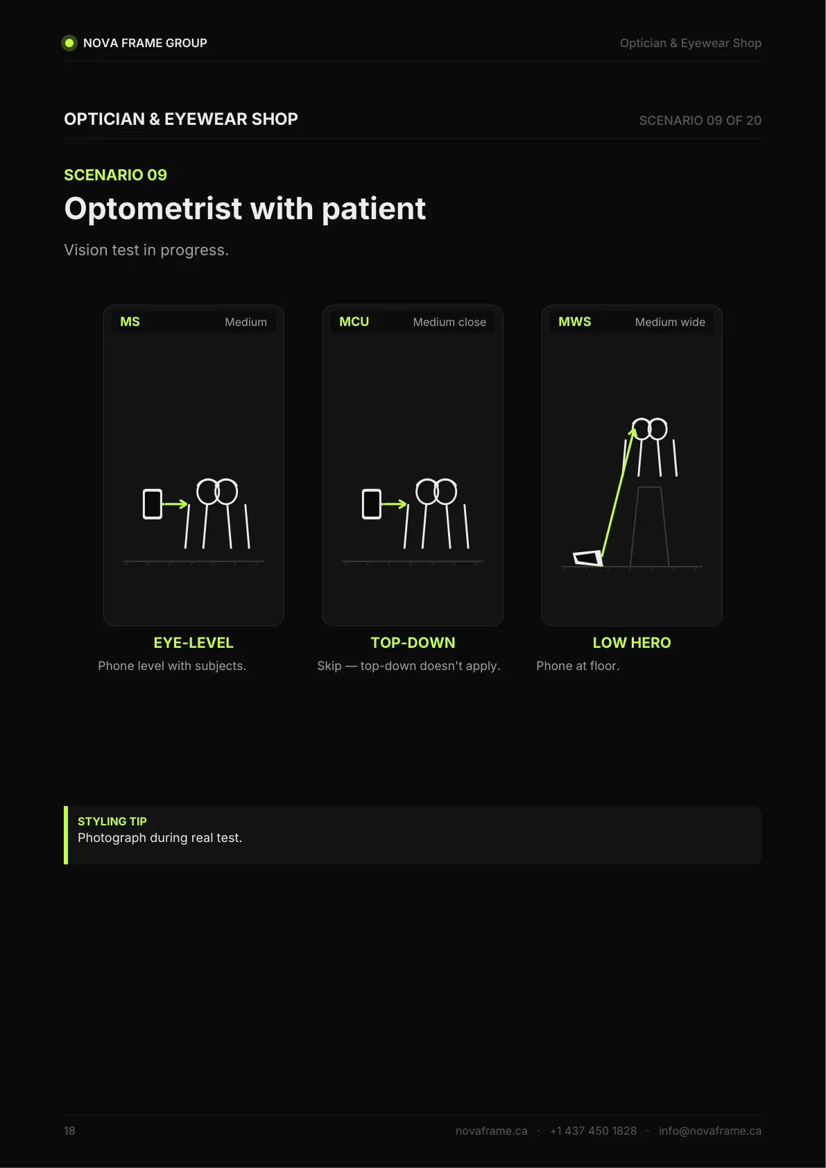 Optician & Eyewear Shop photo guide — page 18 of 30