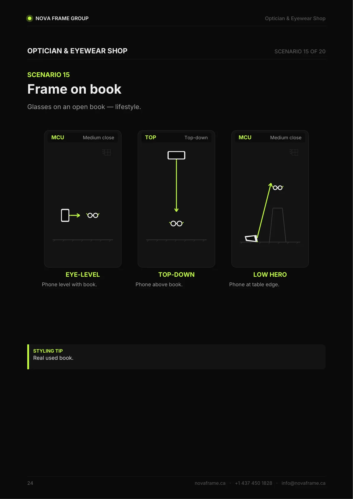 Optician & Eyewear Shop photo guide — page 24 of 30