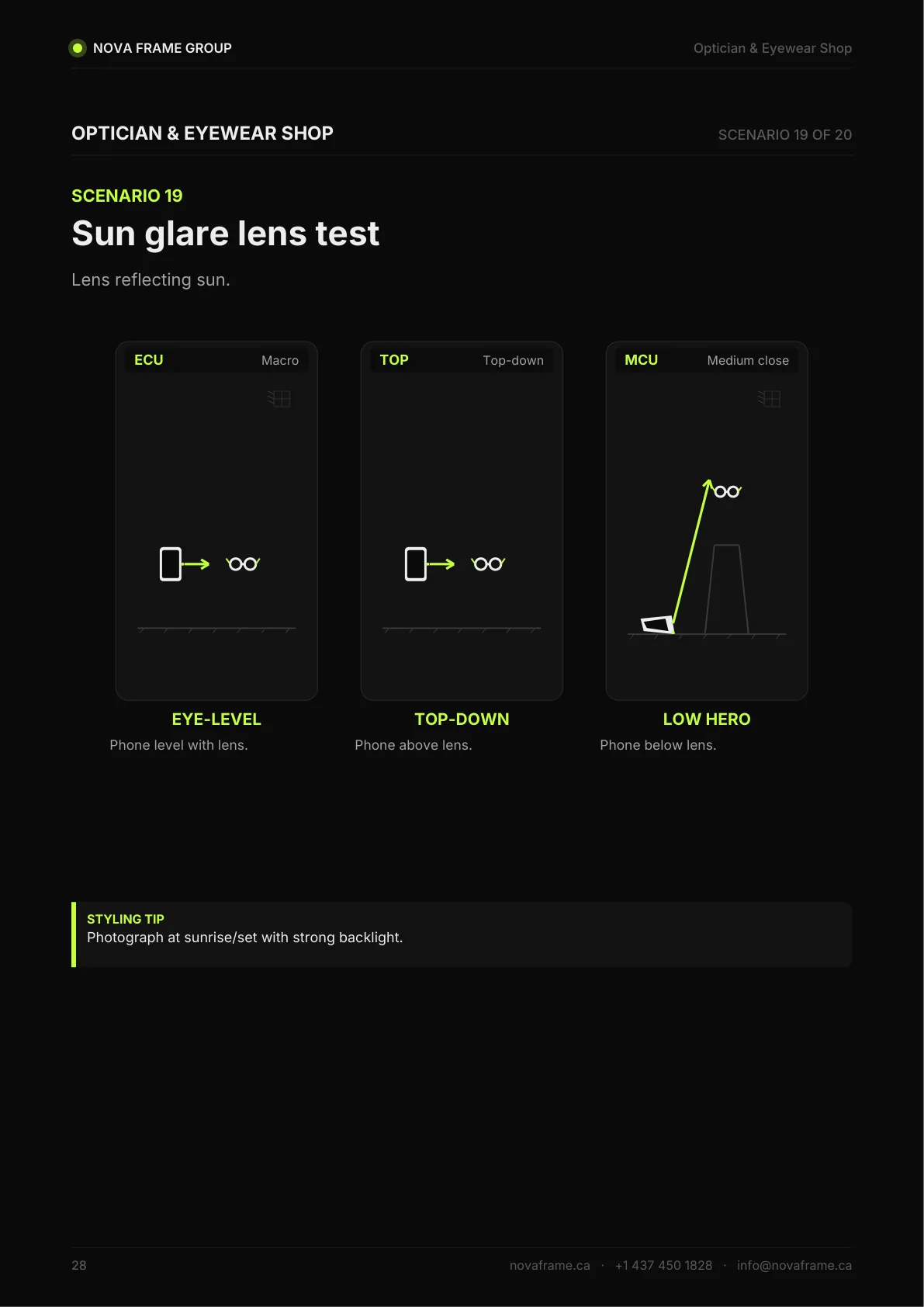 Optician & Eyewear Shop photo guide — page 28 of 30