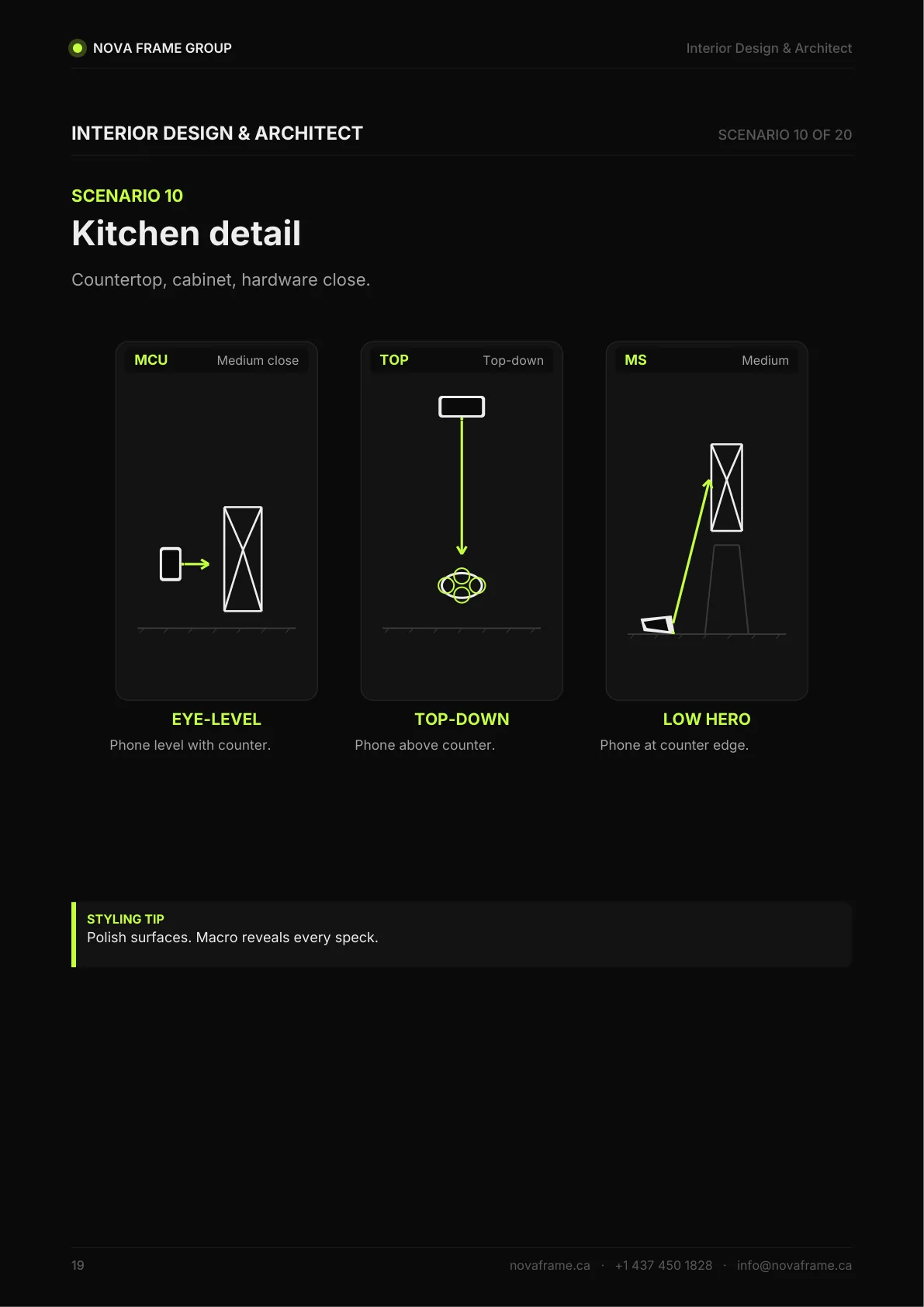 Interior Design & Architect photo guide — page 19 of 30