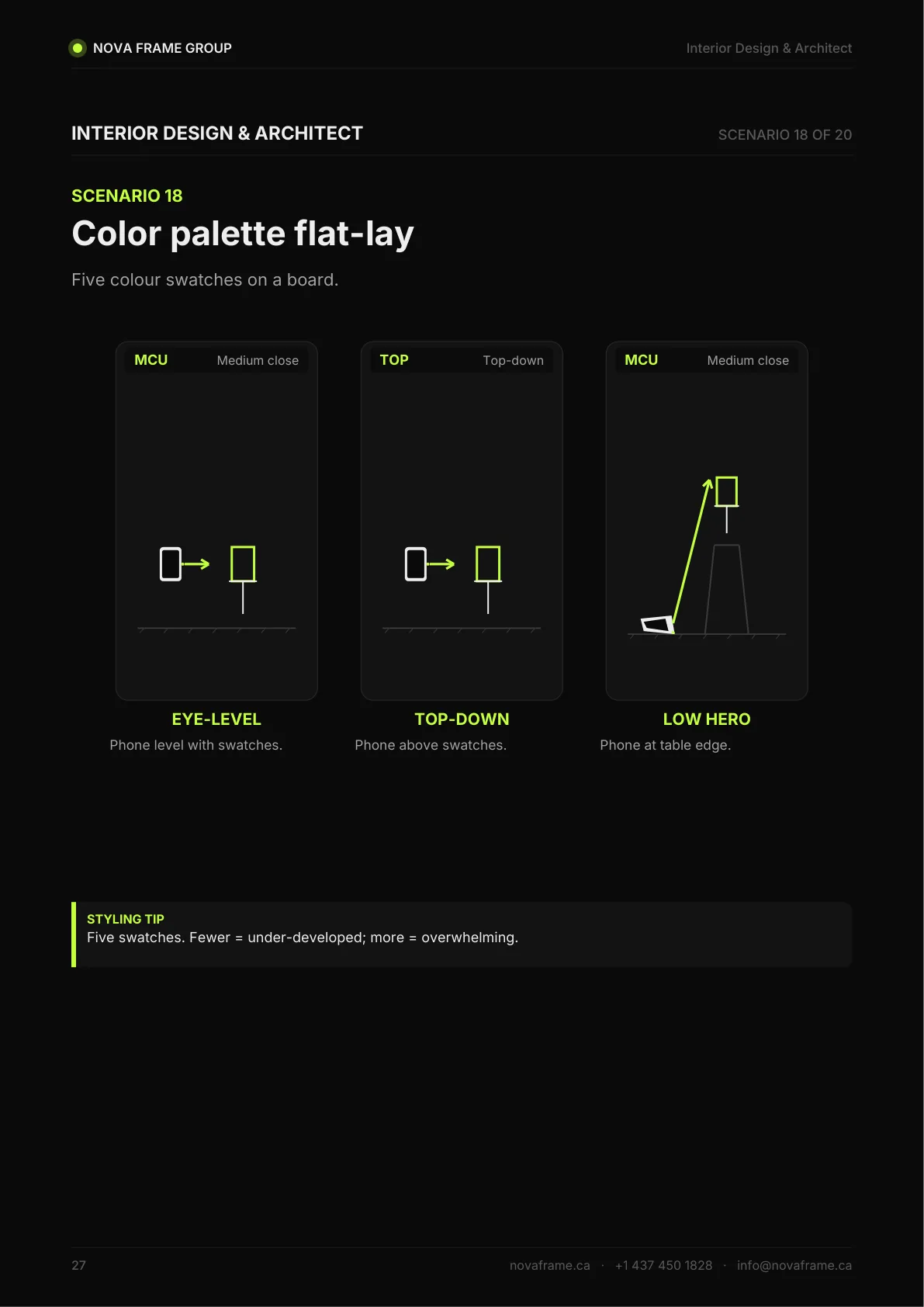 Interior Design & Architect photo guide — page 27 of 30