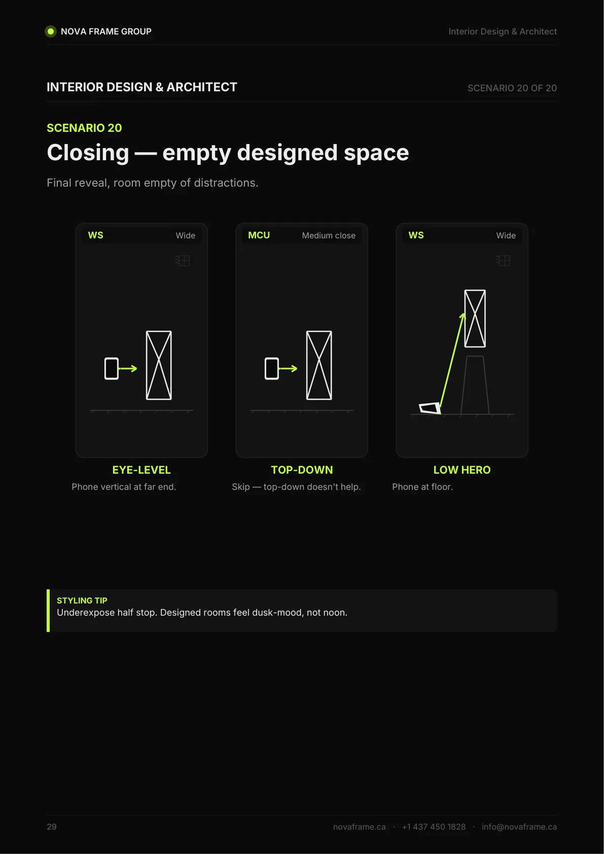Interior Design & Architect photo guide — page 29 of 30