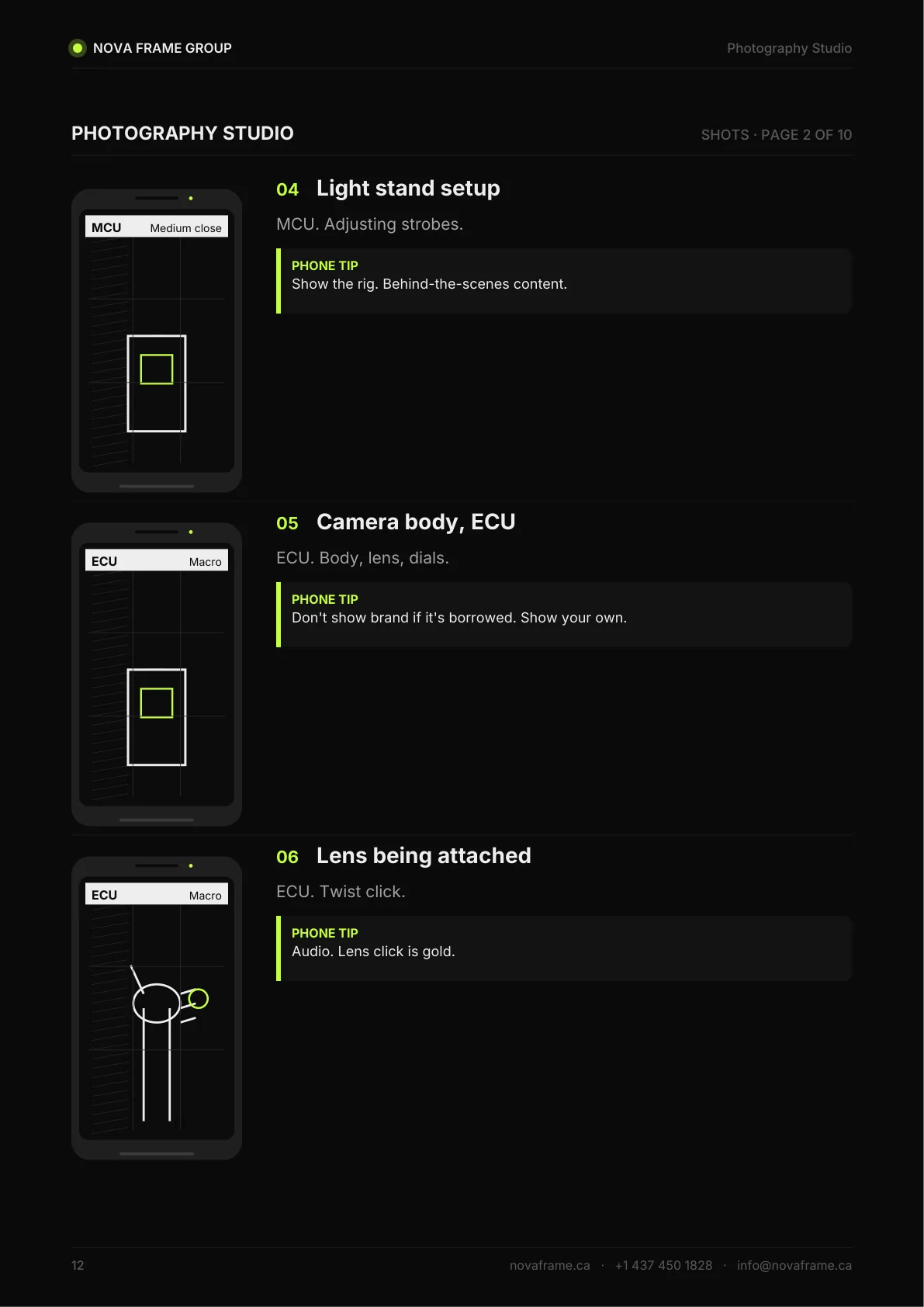 Photography Studio guide — page 12 of 21