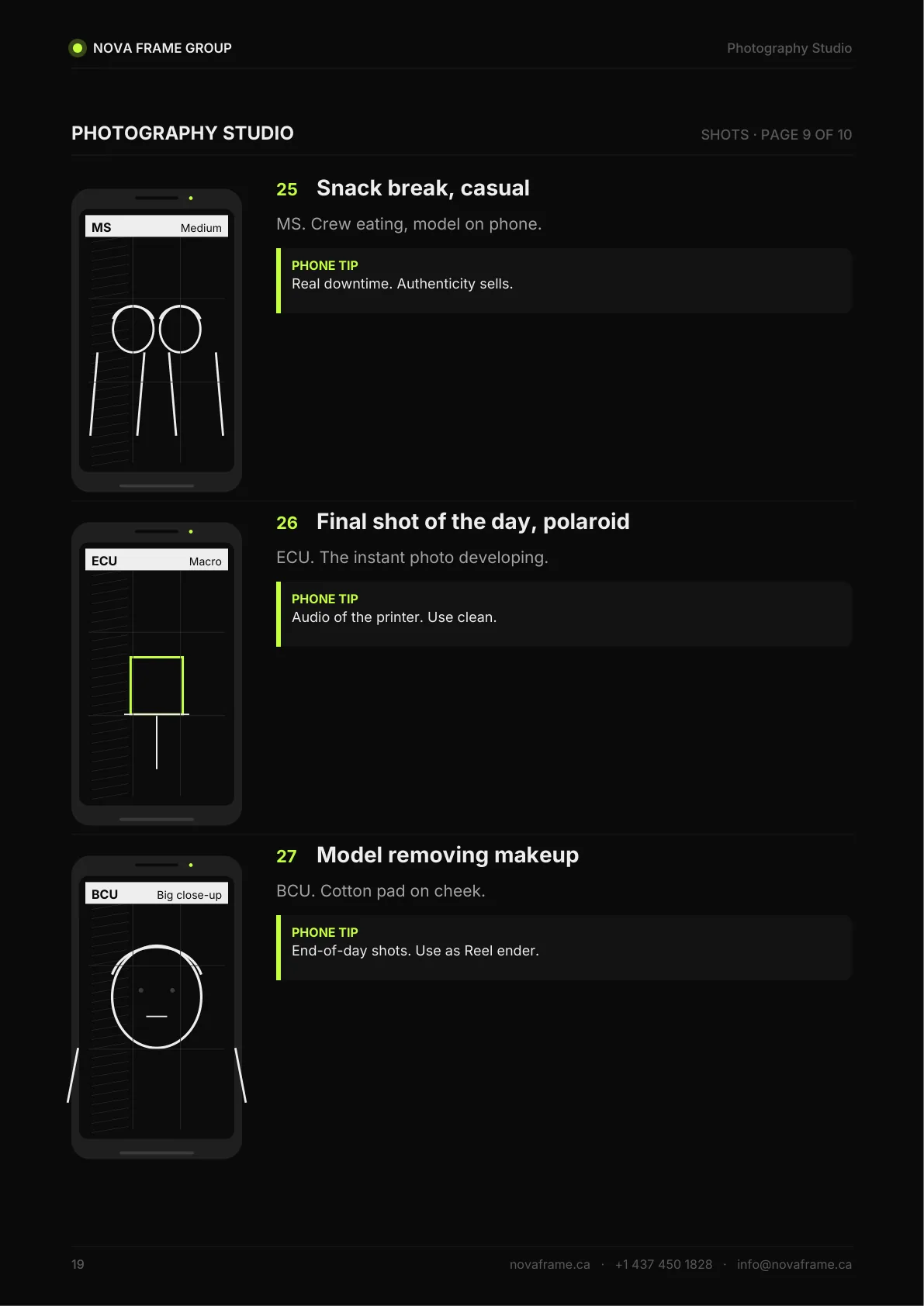 Photography Studio guide — page 19 of 21