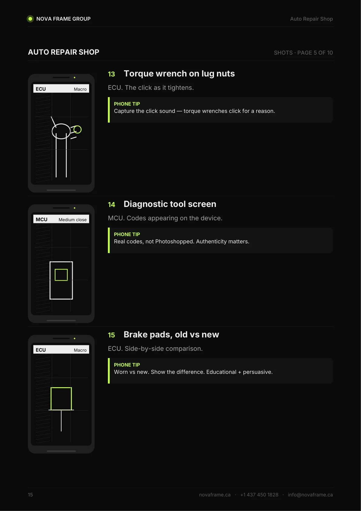Auto Repair Shop guide — page 15 of 21