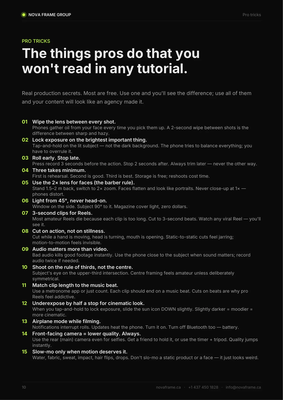 Dance Studio guide — page 10 of 21