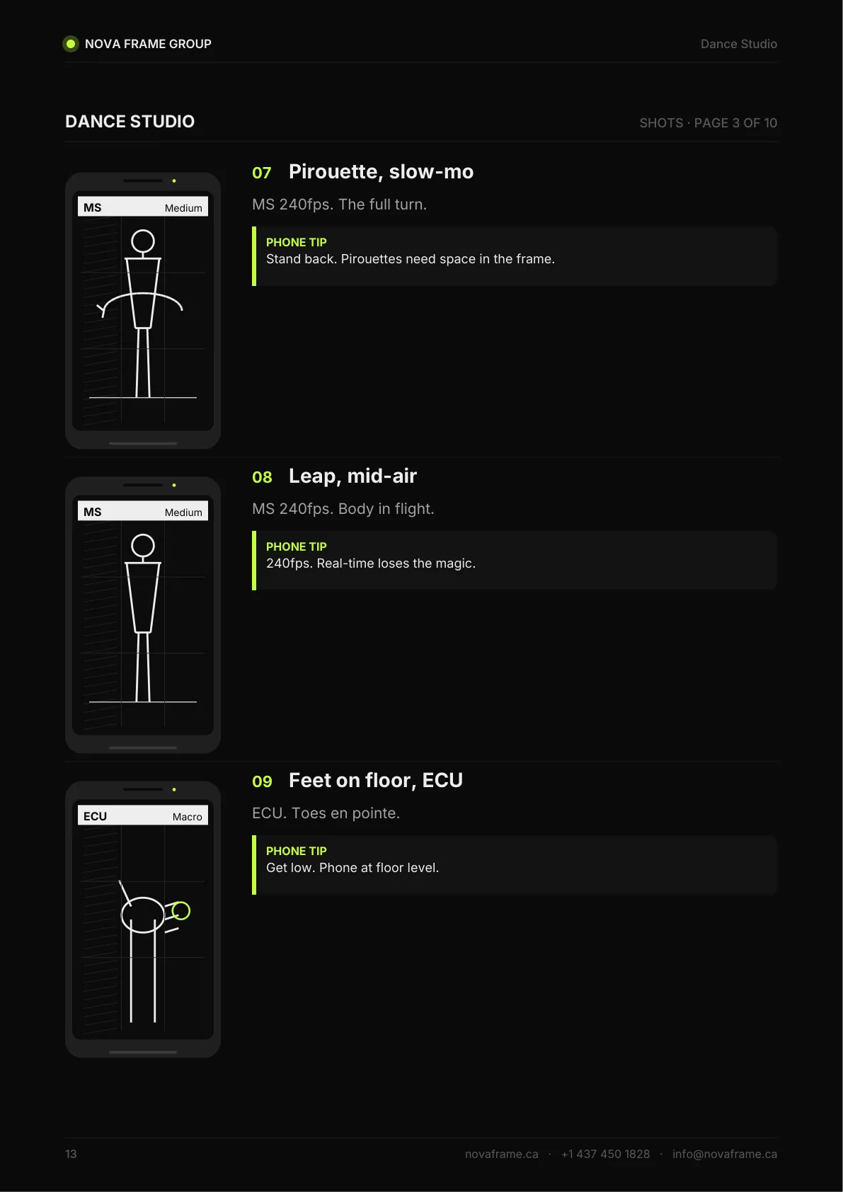 Dance Studio guide — page 13 of 21