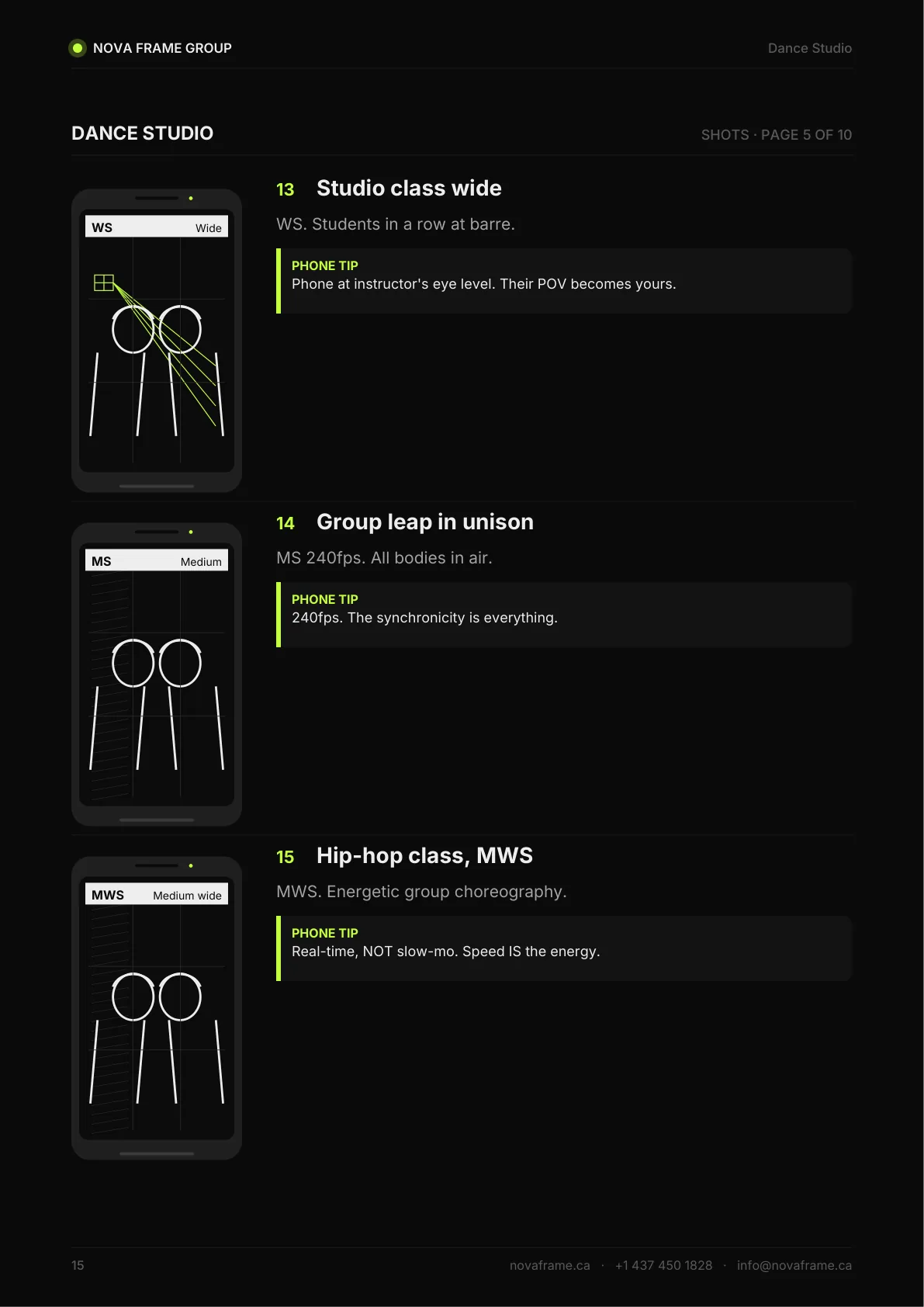 Dance Studio guide — page 15 of 21