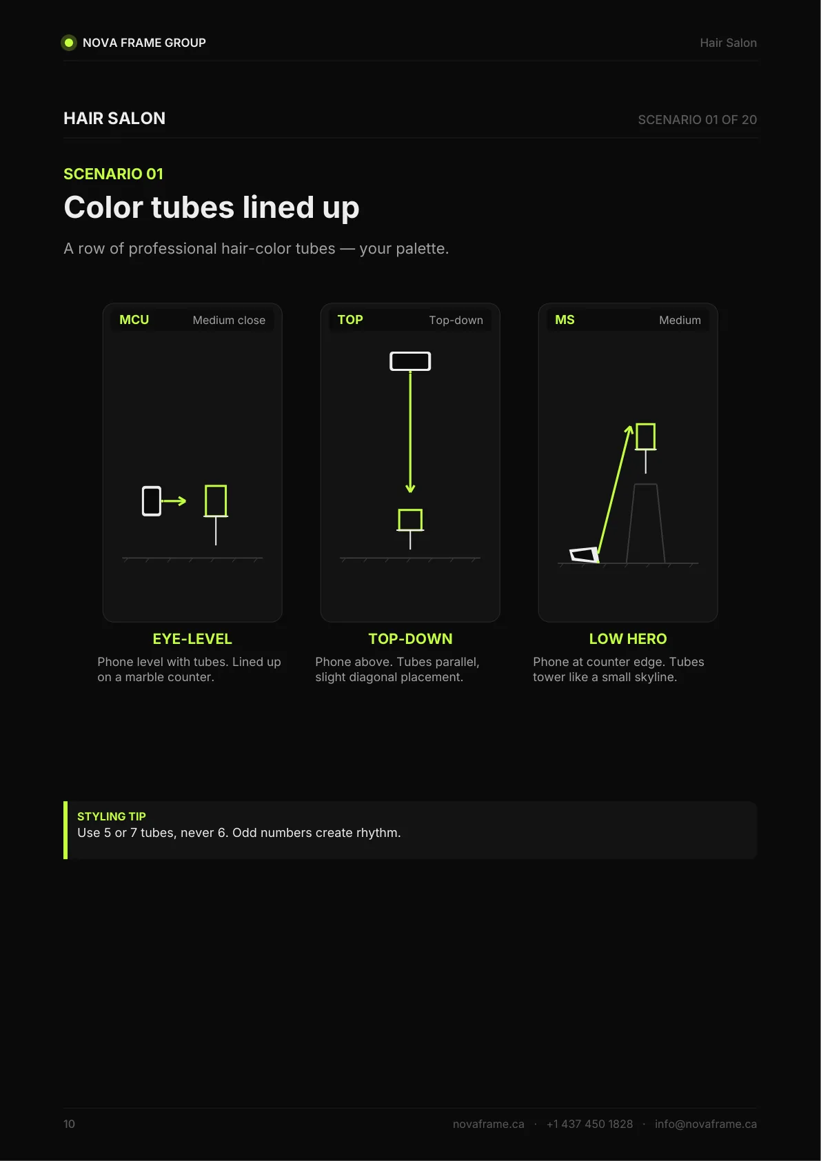 Hair Salon photo guide — page 10 of 30