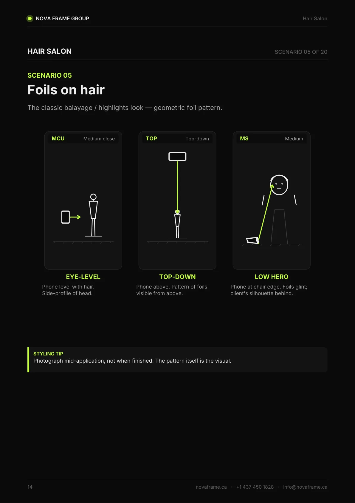 Hair Salon photo guide — page 14 of 30