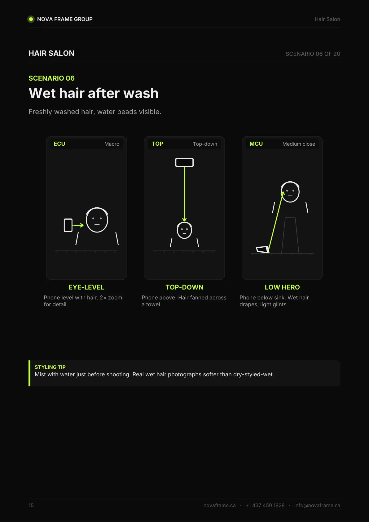 Hair Salon photo guide — page 15 of 30