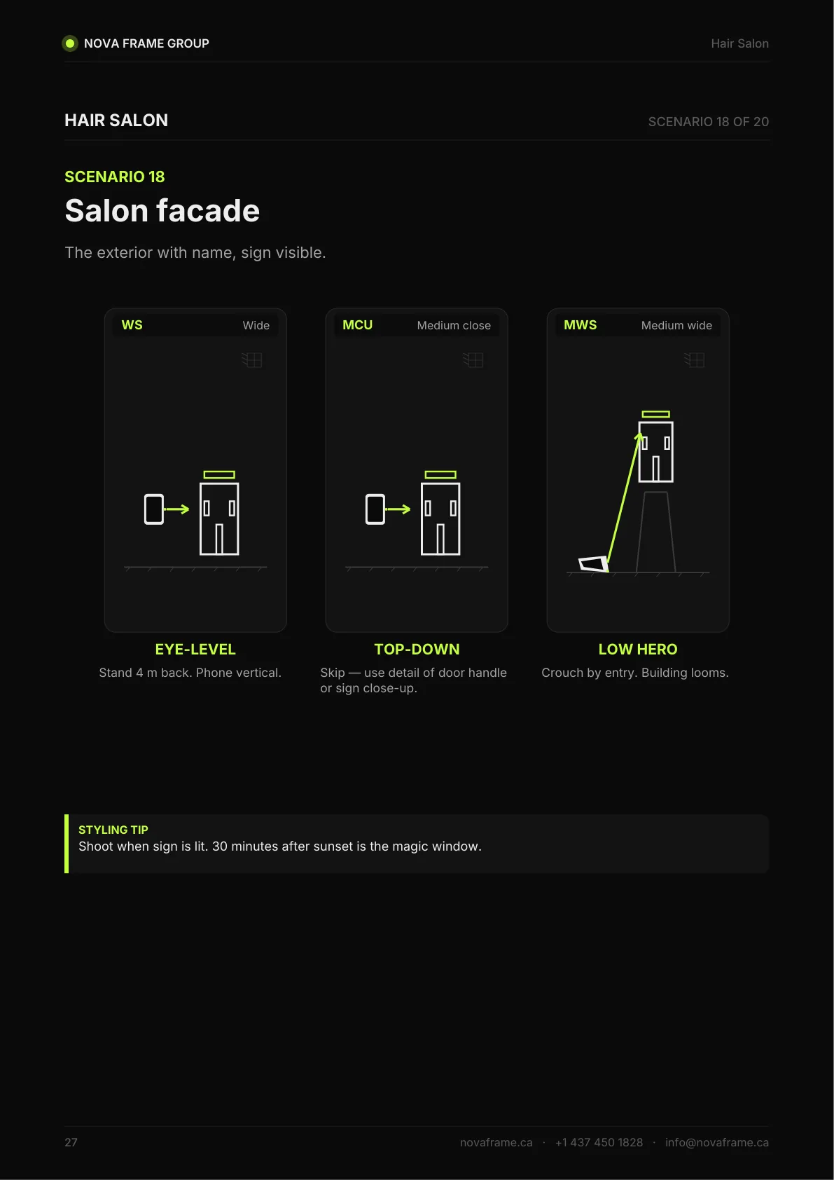 Hair Salon photo guide — page 27 of 30