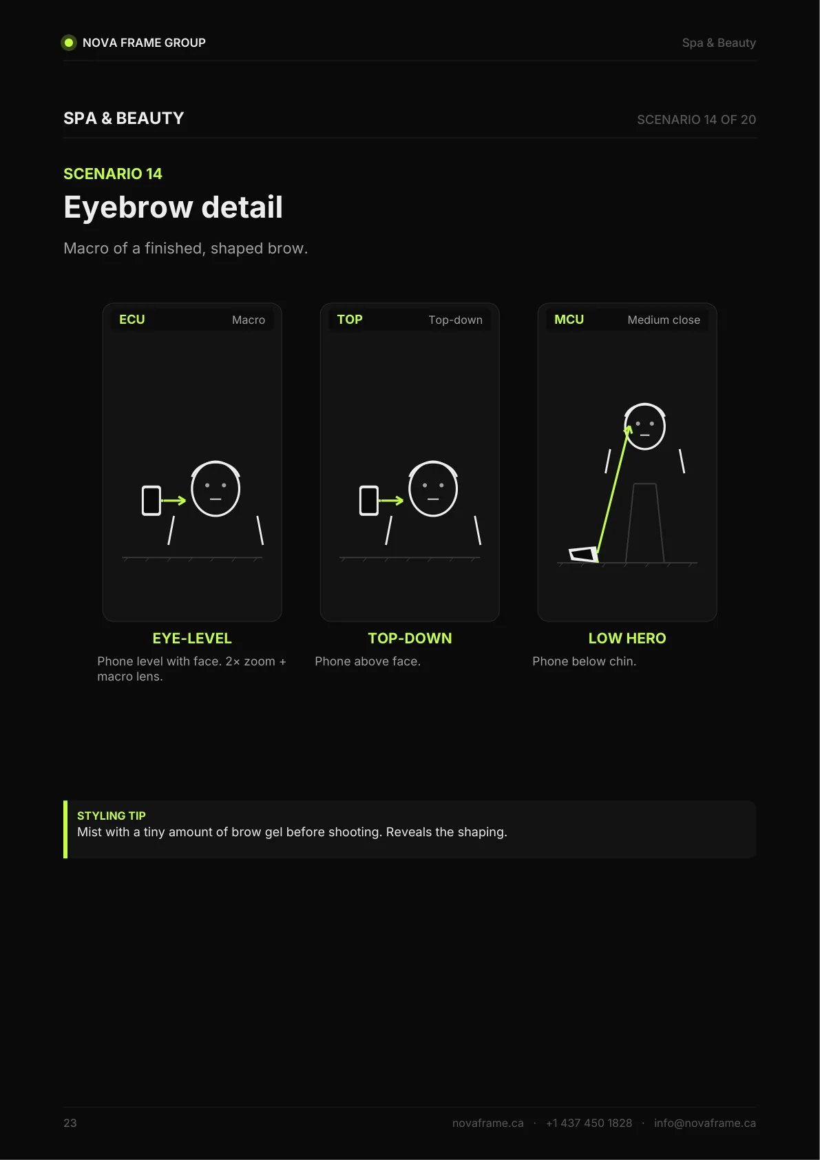 Spa & Beauty photo guide — page 23 of 30