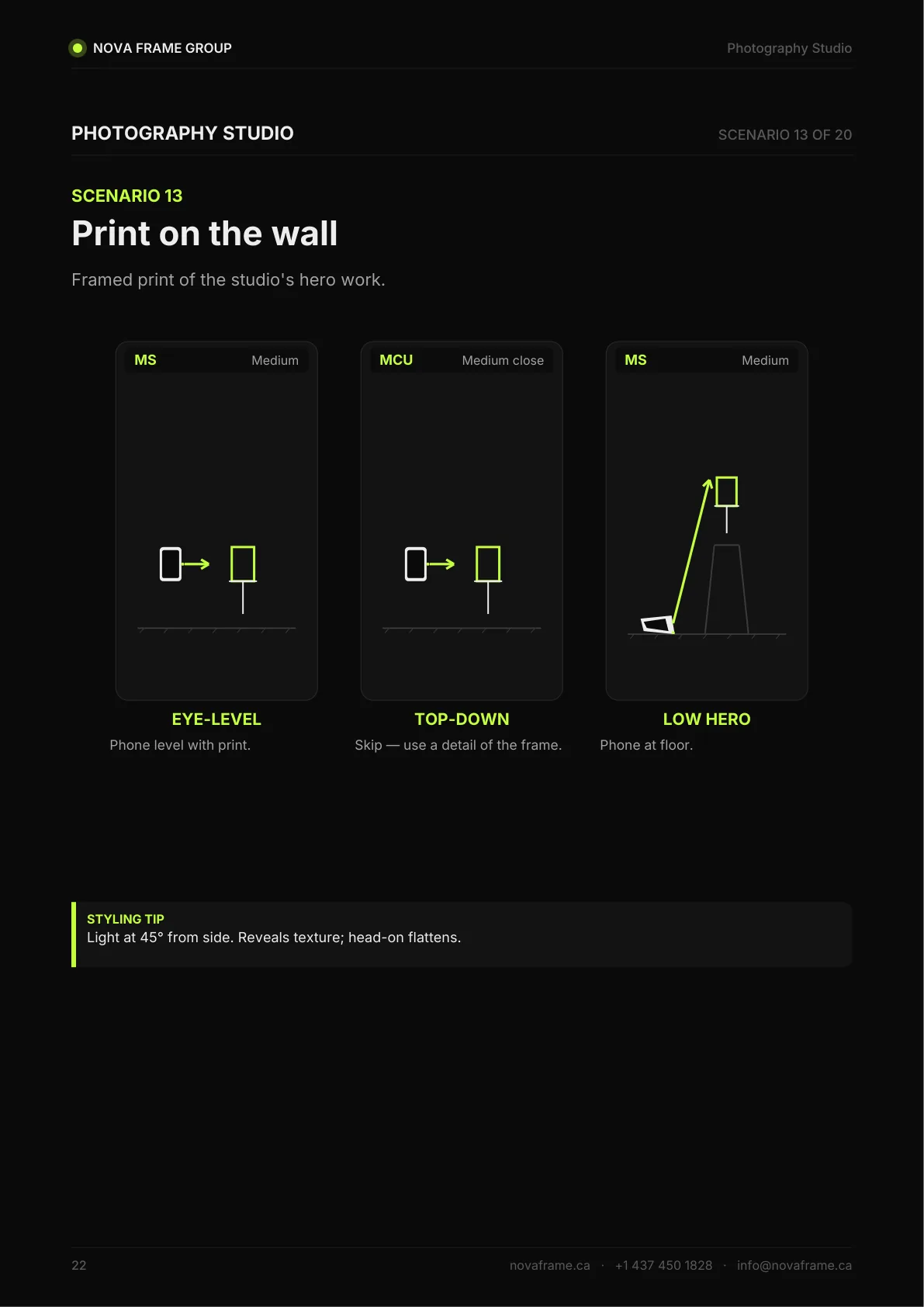 Photography Studio photo guide — page 22 of 30