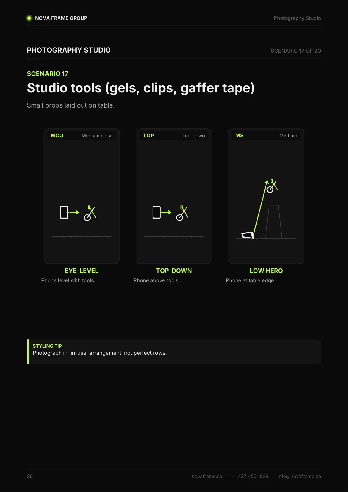Photography Studio photo guide — page 26 of 30