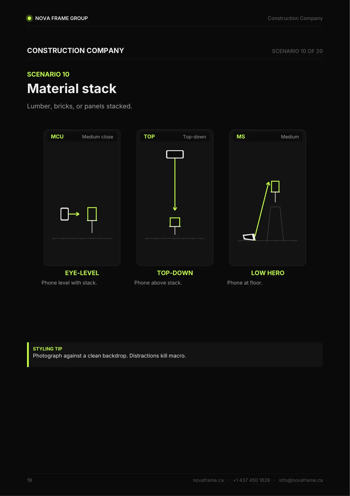 Construction Company photo guide — page 19 of 30