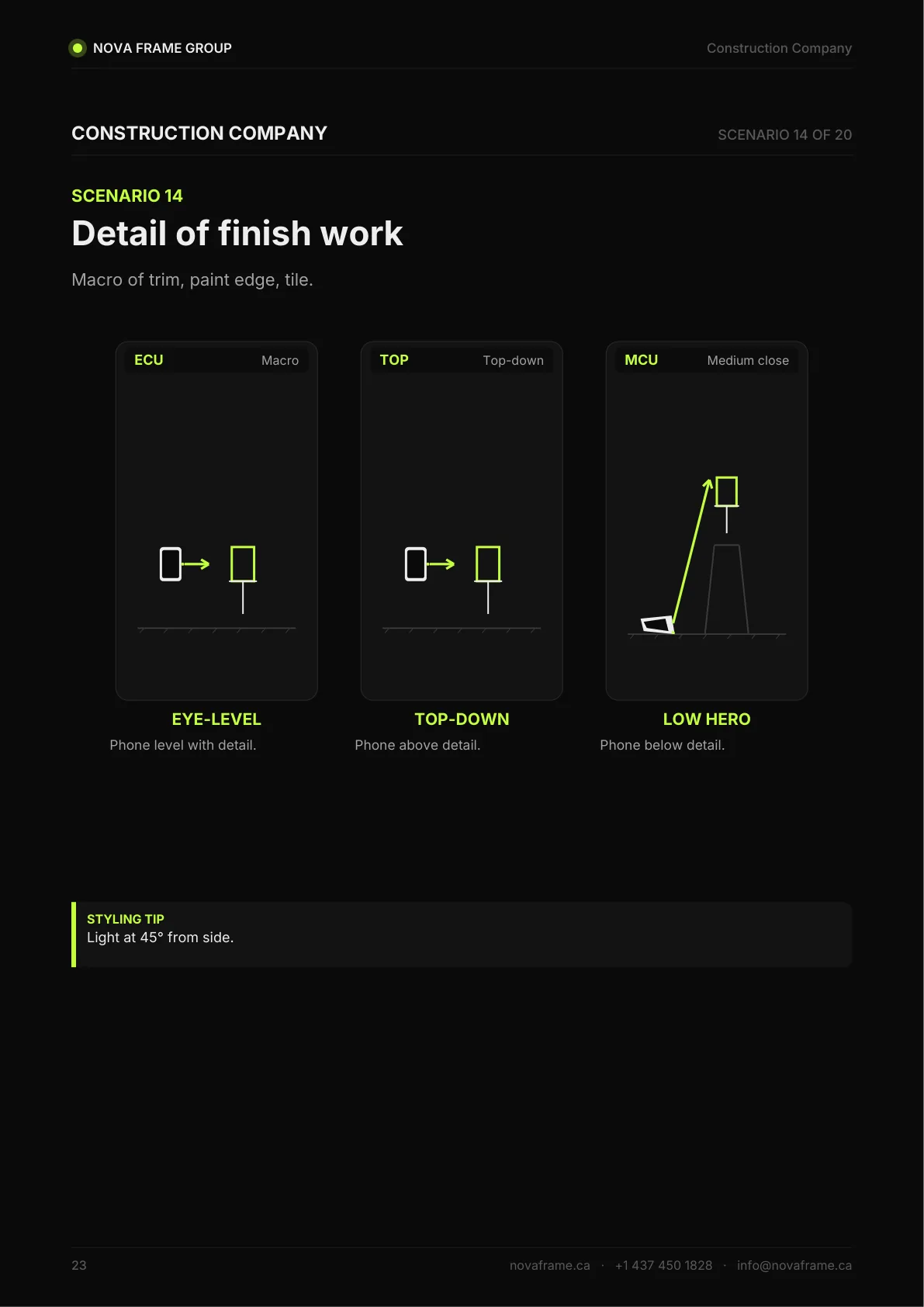 Construction Company photo guide — page 23 of 30